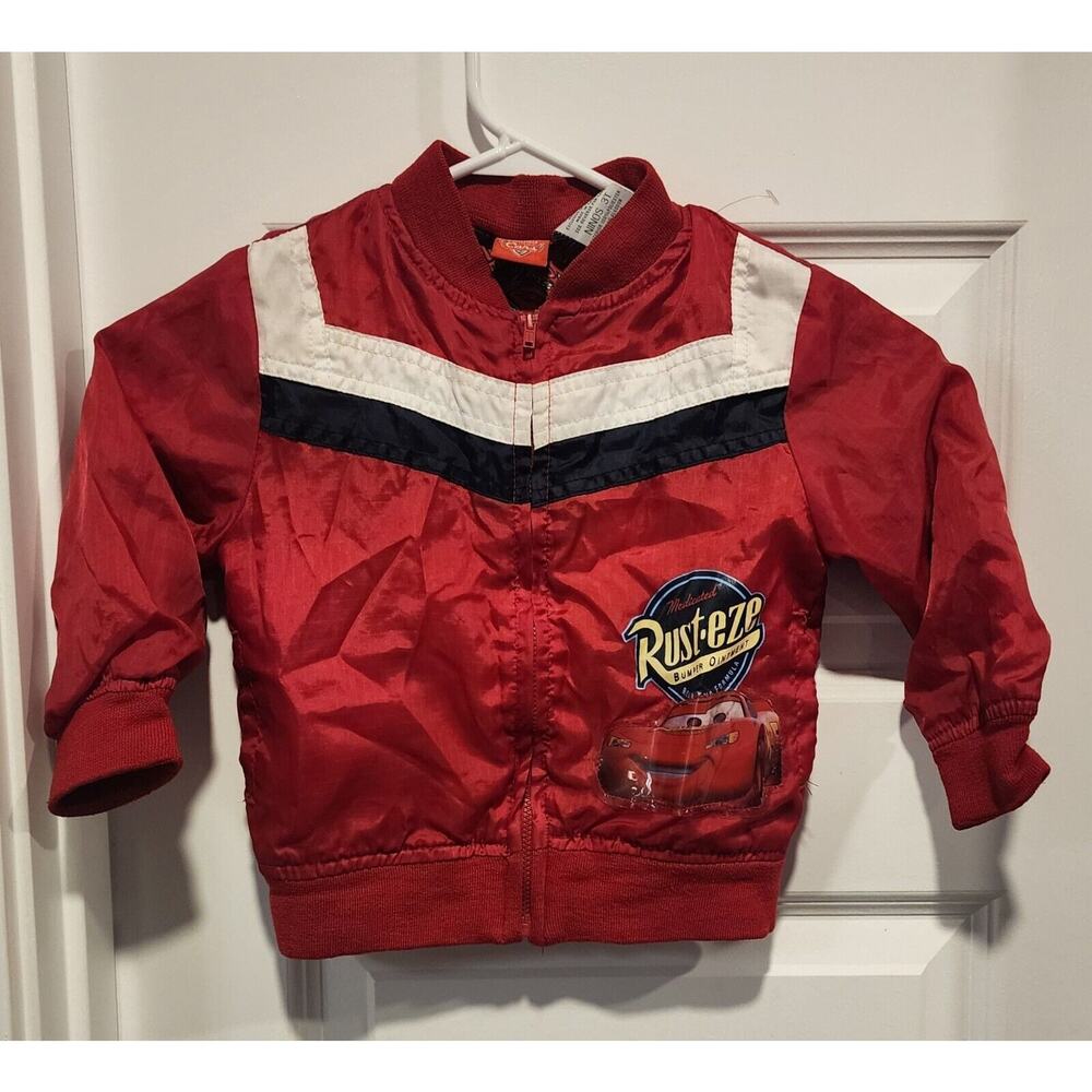 Rare Disney/Pixar - Toddler Jacket Sz 3 - Cars Lightning McQueen‎
